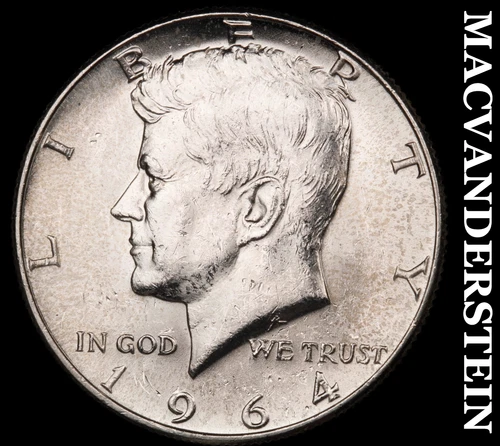 1964-D Silver Kennedy Half Dollar - Choice Gem Brilliant Unc  Lustrous  #G8031