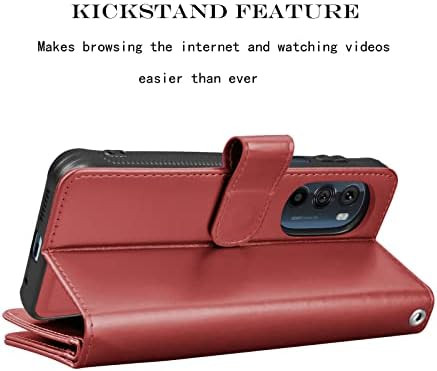 Njjex Wallet Case für Moto Edge Plus 2022, für Motorola Edge+ 5G UW 2022 / Edge 30 - Bild 5 von 6