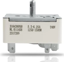 OEM 316436000 Surface Element Switch for Frigidaire Range AP3890378 PS1145039