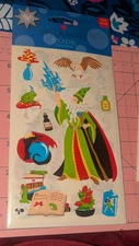 Mrs Grossmans Stickers Wizard Magic Spells Owl 3 Sheets New In Pack 2007
