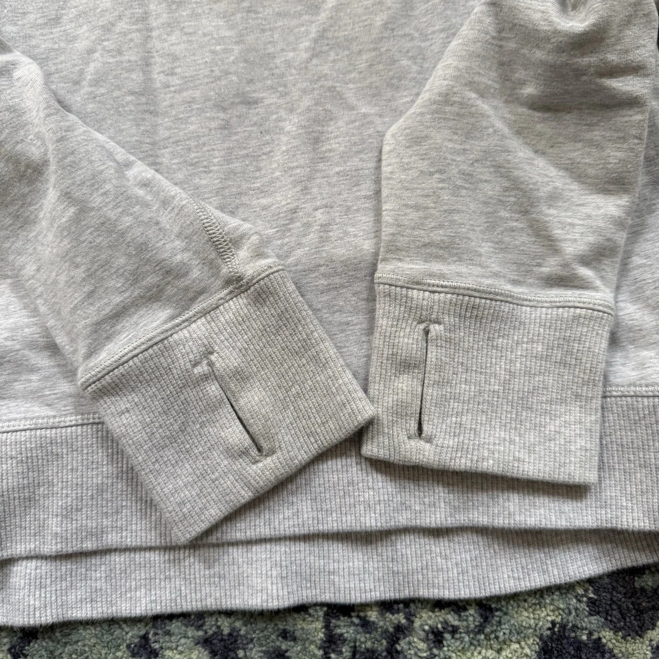 Gray Ivivva by Lululemon Girl’s Size 12 Light Pink Checkered Back Pullover - Image 4 of 4