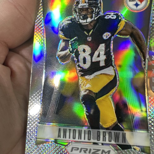 ANTONIO BROWN 2012 PANINI PRIZM SILVER PRIZMS SP #149 MINT STEELERS HOF PSA 9 SP - Picture 2 of 5