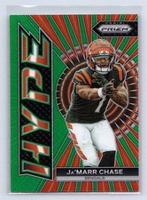 Ja'Marr Chase 2023 Panini Prizm #H-8 Hype Prizms Green