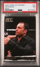 2009 TOPPS UFC ROUND 1 GOLD #94 JOE ROGAN PSA 7