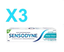 Sensodyne Deep Clean Toothpaste for Sensitive Teeth Advanced Cleaning 160g
