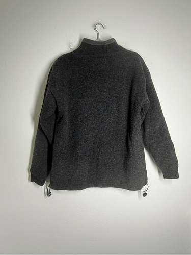 Vintage Carraig Donn Irland Herren reine Schurwolle Zopfmuster gefütterte Strickjacke Gr. - Bild 5 von 12