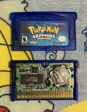 Pokemon Sapphire w All 386 Shiny Complete Pokedex Authentic Saves Max Money Item