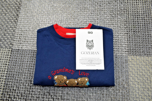 Vintage 90s M&C Sportswear Sweatshirt Grandma Teddy Bears XL Grannycore - Picture 19 of 19