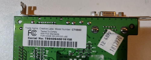 Creative Labs 3D Annihilator CT6940 32MB AGP Graphics Card **Very RARE** - Picture 4 of 5