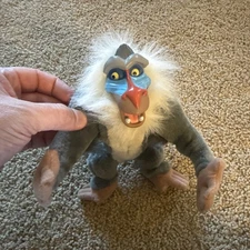 The Lion King 8" RAFIKI Plush Toy Mattel  Bendable Arms Rare Vintage 1994 NICE