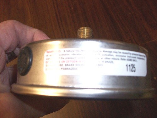 ASHCROFT STAINLESS STEEL GAUGE 101008A02B300# 100MM BRASS SOCKET - Picture 3 of 3