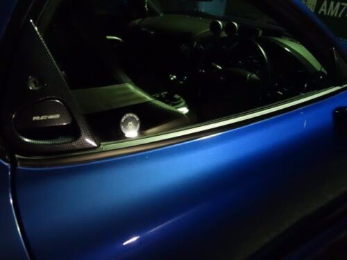MAZDA OEM GENUINE FRONT DOOR WINDOW MOLDING SEALING WEATHER TRIMS FOR 93-02 RX-7 - Picture 2 of 9