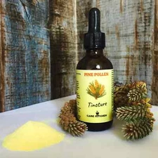 Pine Pollen Tincture Wildcrafted Extract,Boost Immunity, Stamina, Vitality -30mL