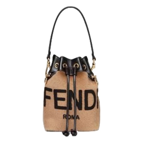 Fendi Mon Tresor Mini Tasche in Shearling Superlux Leder NEU