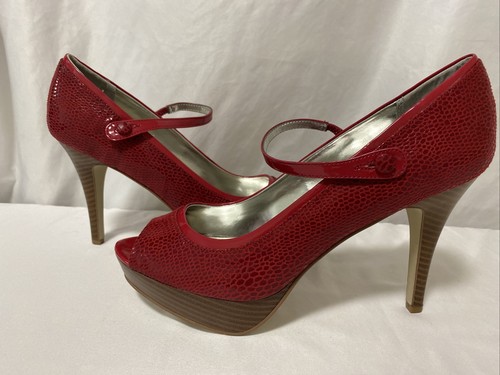 Style&Co BUBBLE Women’s Platform Pumps Shoes Rouge Red, Size 9.5 M - Picture 3 of 8