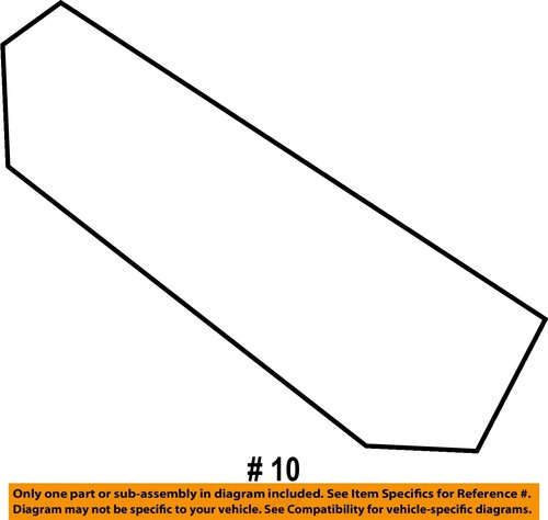 FORD OEM 10-12 MKS Instrument Panel Components-Trim Molding AA5Z5404389BA - Picture 2 of 2