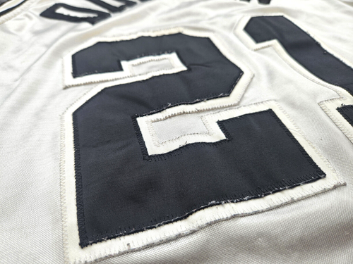 Nike NBA San Antonio Spurs Tim Duncan #21 Jersey Mens 48 XL Authentic Silver Vtg - Picture 17 of 24
