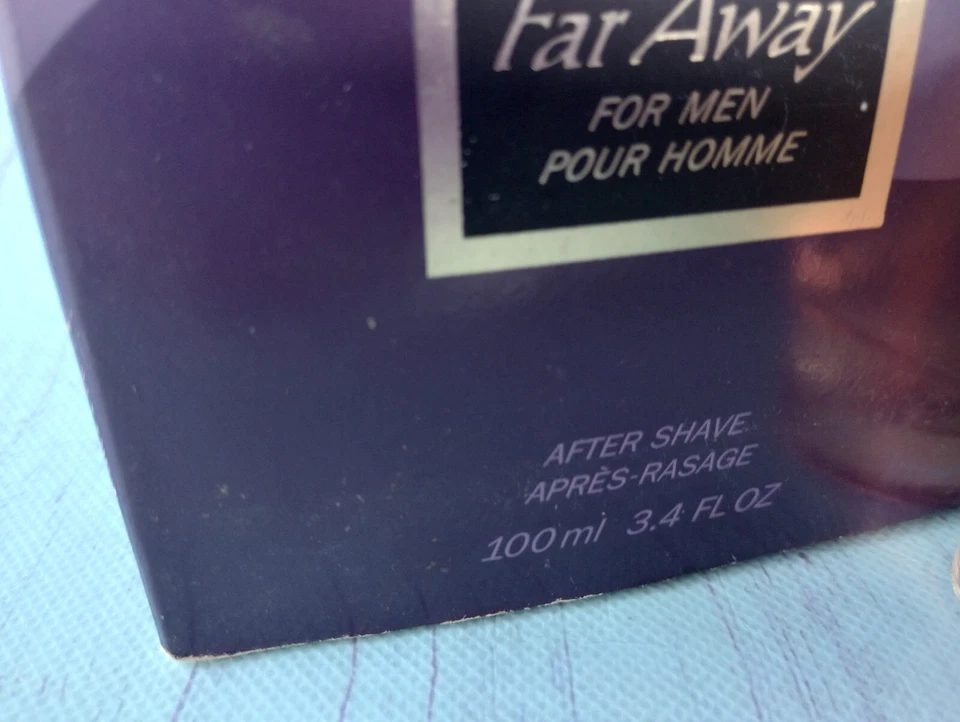 Loción para después del afeitado Avon Far Away para hombre 3,4 fl. Oz. Nuevo En Caja 1998 Foto 2 de 4