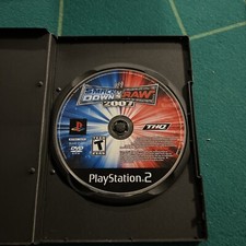WWE SmackDown vs. Raw 2007 (Sony PlayStation 2, 2006) disc only. ps2