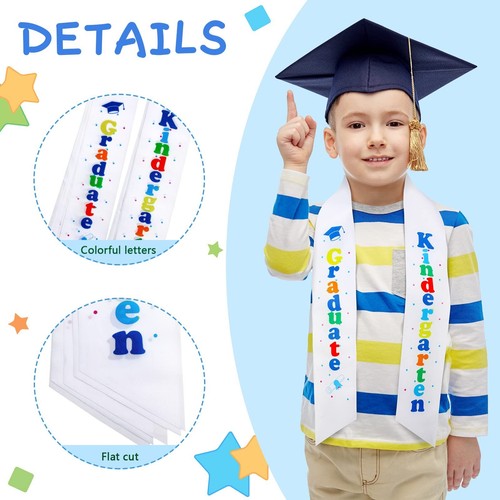 12 Pcs 2025 Kindergarten Graduation Sash Unisex Preschool Stole Sash for Kids - Picture 3 of 7