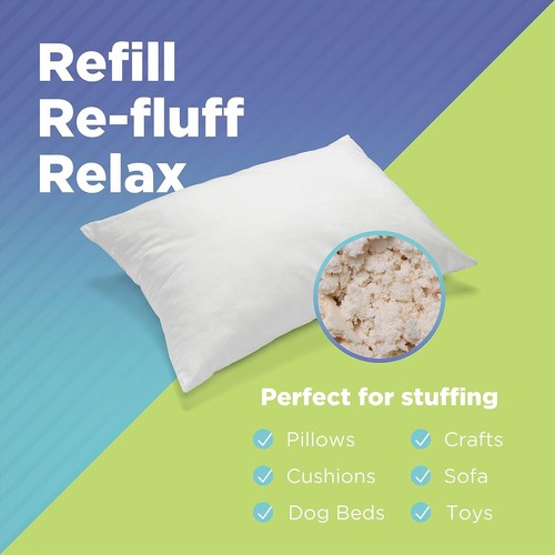 Shredded Latex Foam - Natural Recycled Fill for Bean Bags, Pet Beds and Pillows - Picture 4 of 31