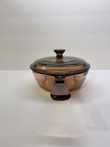 Vision Ware Corning Amber 0,5 Liter Kochtopf und Bernstein Pyrex Deckel Vintage - Bild 2 von 11