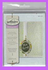 SPELLBINDERS EMBOSSING FOLDER - FLOWERS AND LEAVES - SES-008