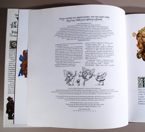 SIGNED 1st Printing Voyage of the Basset BY James C. Christensen & Signed Sketch - Picture 9 of 13