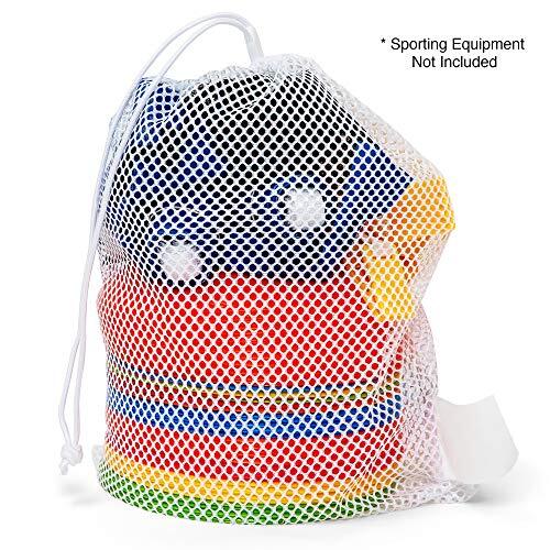 Mesh Sports Equipment Bag, Navy, 12 X 18-Inch - Multipurpose, Nylon - Bild 5 von 7