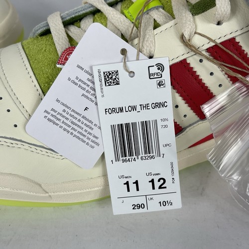 Adidas Dr. Seuss x Forum Low The Grinch Men’s Size 11 Ivory - Picture 11 of 20