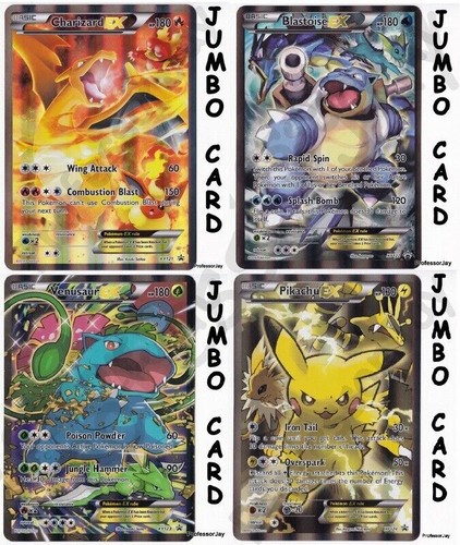 Pokémon Cards CHARIZARD XY121 | BLASTIOSE XY122 | VENUSAUR XY123 | PIKACHU XY124 - Picture 16 of 19