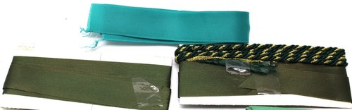 Green Sewing Cord Trim Ribbon Bag Multiple Lengths Widths Crafts Bows - Picture 4 of 6