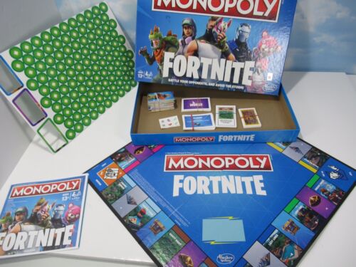MONOPOLY Fortnite Edition Board Game Original NOT COMPLETE READ DESC - Picture 7 of 7