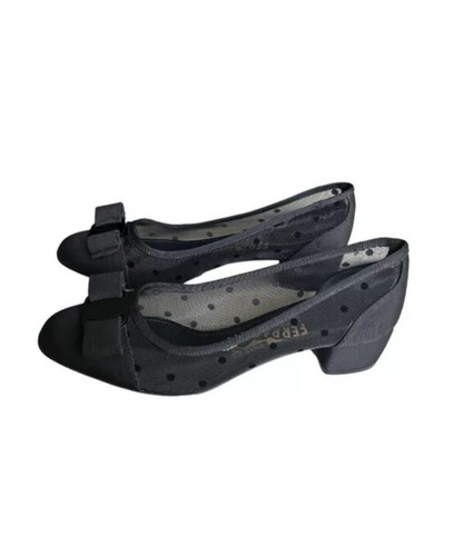 Salvatore Ferragamo Women's Vara Polka Dot Mesh Loafers Size: 8.5C $650 - Picture 4 of 8