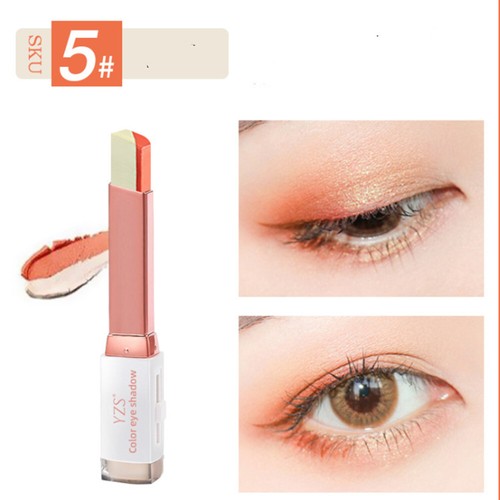 Waterproof Eye Shadow Glimmer Stick Shimmer Colour Pencil Two Tone Glitter Pen - Picture 10 of 11