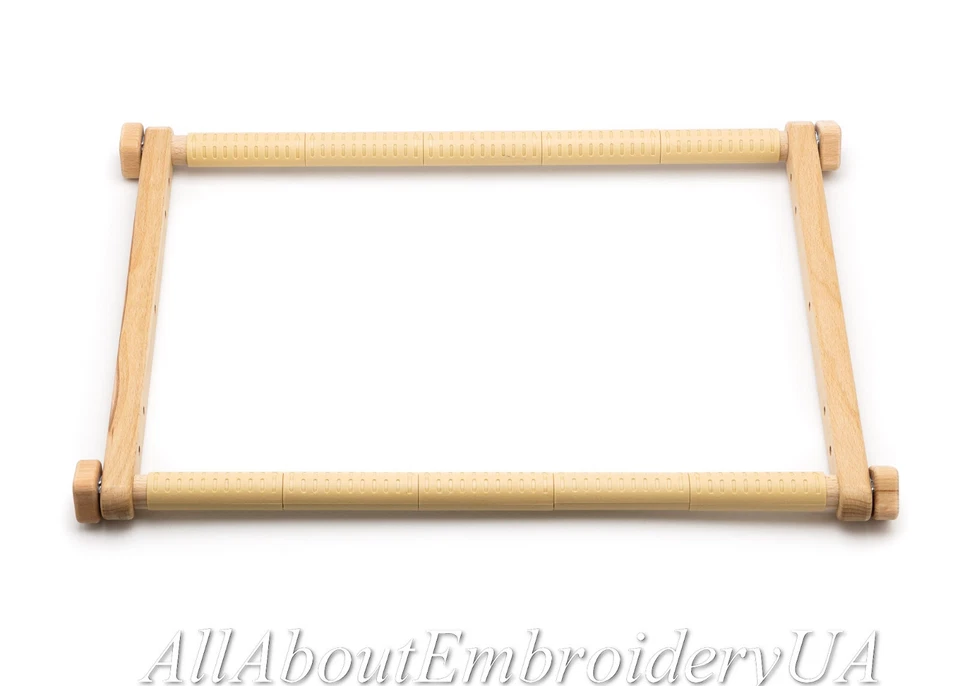 Embroidery Tapestry Wooden Scroll Frame made of Organic Beech Crossstitch Frame - Image 2 of 4