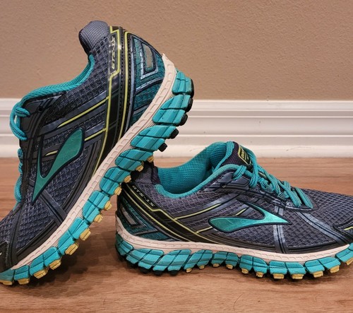 Brooks Adrenaline GTS 15 Laufschuhe Damen Größe 6,5 grau/türkis  - Bild 3 von 9