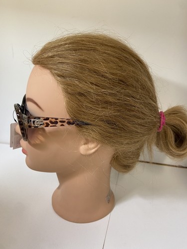 DE Womens Black Tiger Cat Eye Fashion Sunglasses Plastic Frames 100UV Protection - Picture 11 of 14