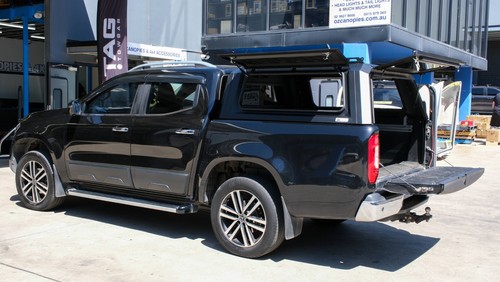 Mercedes XClass 2017 to Current Heavy Duty Steel Black Canopy X-Class - Picture 9 of 11