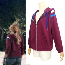 Wanda Vision Scarlet Witch Hoodie Cosplay Costume Jacket Halloween Coat