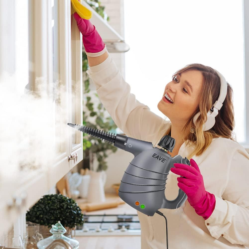 Handheld Steam Cleaner, Portable Steamer for Cleaning, with Steam Lock Button fo - Picture 7 of 8