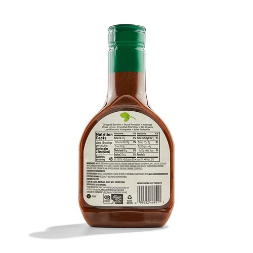 Organic Light Balsamic Vinaigrette, 45 Calories for Flavorful Cooking, 16 Fl Oz - Picture 3 of 3