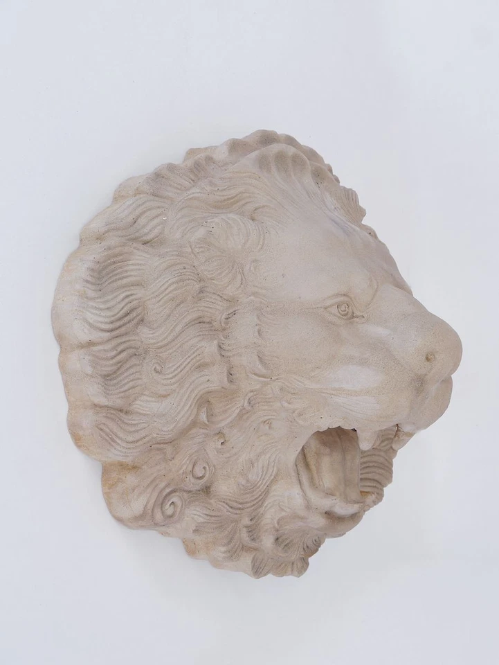 Wasserspeier Wasserspiel Sandstein Figur Löwenkopf für den Garten H: 40cm (3185) - Bild 2 von 4