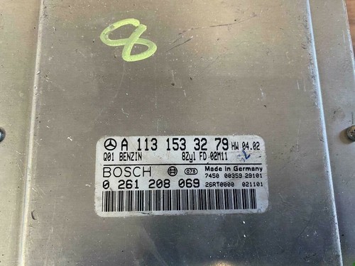 MERCEDES ECU A1131533279 A 113 153 32 79 BOSCH 0261208069 Q01 BENZIN - Picture 2 of 2