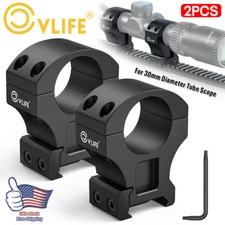 1 Inch Scope Rings Extra High Profile Scope Mount for Picatinny Rails - 2 Pieces