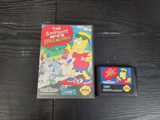 Simpsons: Bart vs. The Space Mutants for Sega Genesis In Box IB Great Shape PU