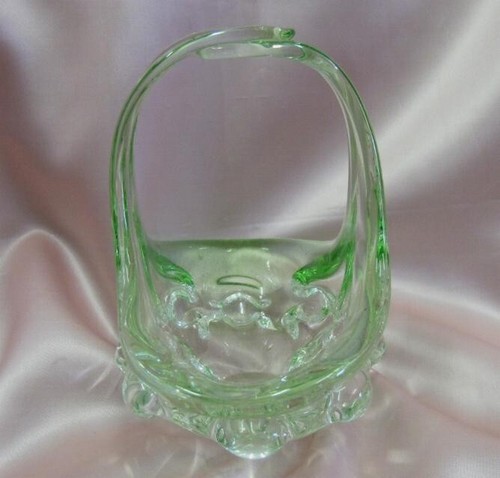 VINTAGE CZECH CRYSTAL GLASS LARGE BOWL BONBONIERRE HANDMADE - Picture 8 of 11