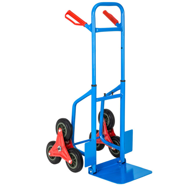 Carrello per scale 6 ruote portapacchi manuale da trasporto montascale scala nuo Carrello per scale 6 ruote portapacchi manuale da trasporto montascale scala nuo
