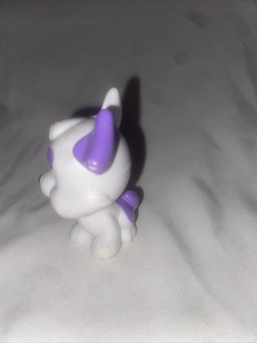 Purple White Dog Puppy Pet Plastic PVC Figure Toy Loose Unbranded - Bild 2 von 4