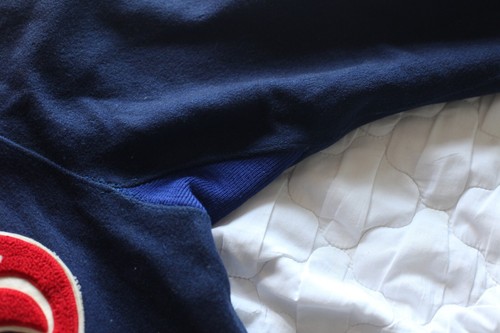 Wilson Vintage Varsity Jacket Wool State High V.C. Blue Red Size 44 School - Picture 15 of 24